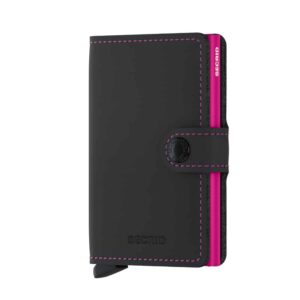 Matte Black - Fuchsia SECRID miniwallet piniginė