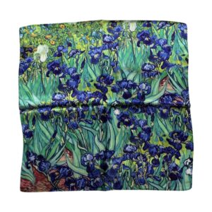 Natūralaus šilko skarelė IRIS