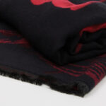 Dvipusis šalikas IDANIA juodas - Image 3