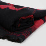 Dvipusis šalikas IDANIA juodas - Image 2