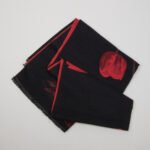 Dvipusis šalikas IDANIA juodas - Image 4