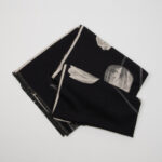 Dvipusis šalikas IDANIA kapučino - Image 4