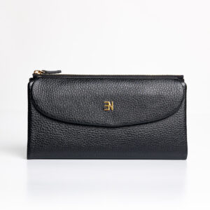 Odinė piniginė BENETA juoda