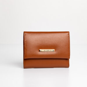 Leather wallet JASMINA brown