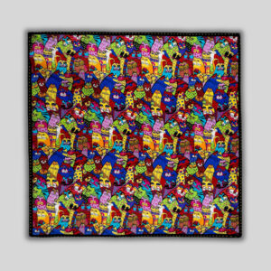 Natural silk scarf DARIA