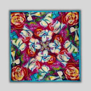 Natūralaus šilko skarelė ANELIA