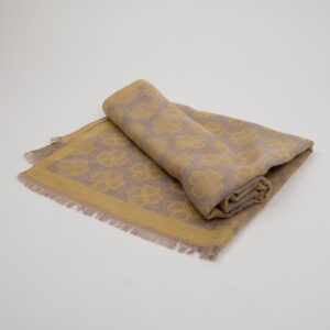 Dvipusis šalikas VIVIAN garstyčių spalvos