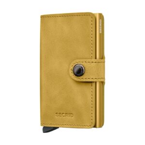 Vintage Yellow SECRID miniwallet piniginė
