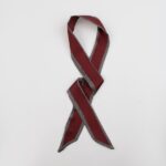 Šilko/viskozės šalikėlis RAVEN