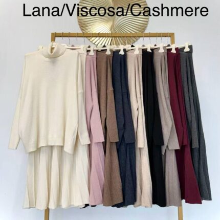 Dviejų dalių vilnonis kostiumėlis #10418-10419 One-size