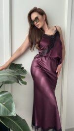 Atlasinins sijonas su gipiuru #CLE01-SK1259 - Image 2