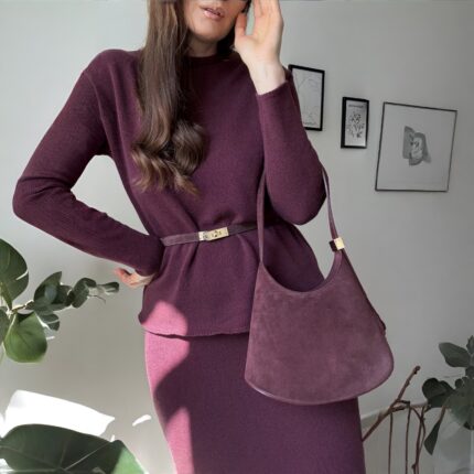 Dviejų dalių lanos vilnos kostiumėlis #10139-10093 One-size