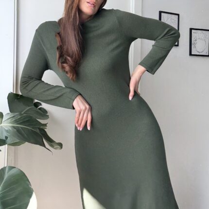 Viskozinė ilga suknelė #10201