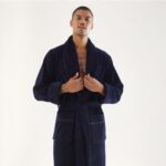 Vyriškas chalatas be gobtuvo #7235