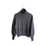 Alpako vilnos megztinis su kakliuku #CP-8005 - Image 3