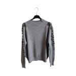 Puošnus viskozinis megztinis CHERRY BLUE - Image 2