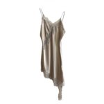 Satininė suknelė su neriniais #IZ7838 - Image 7