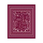 Viskozės dvipusės skaros su burgundiškais motyvais - Image 6