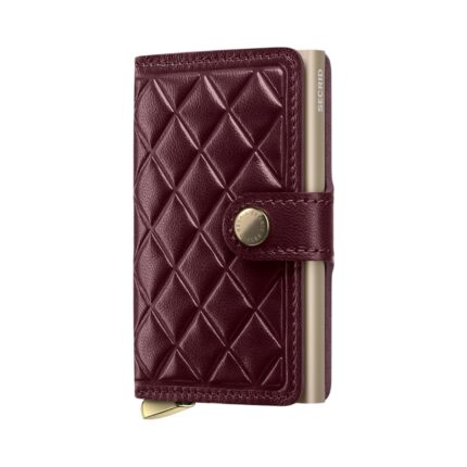 Emboss Diamond - Premium Bordeaux+ SECRID miniwallet piniginė