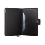 Emboss Lines - Premium Black+ SECRID miniwallet piniginė - Image 4