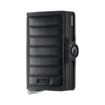 Emboss Lines - Premium Black+ SECRID twinwallet piniginė