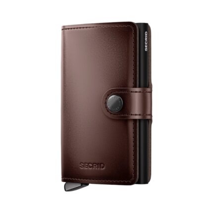 Dusk - Premium Dark Brown+ SECRID miniwallet piniginė