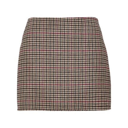 Tvido klasikinis mini sijonas #S93786