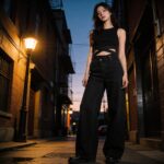 Džinsinio audinio ilgos kelnės #5413 - Image 3