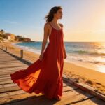 Viskozinė ilga suknelė #4465 - Image 2