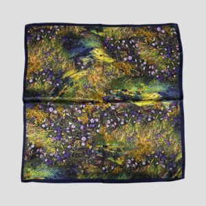 Natūralaus šilko skarelė VIOLA