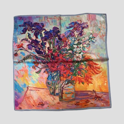 Natūralaus šilko skarelė MAGIC