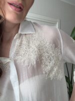 Pieno baltumo marškiniai #TD50320 MS7A - Image 2