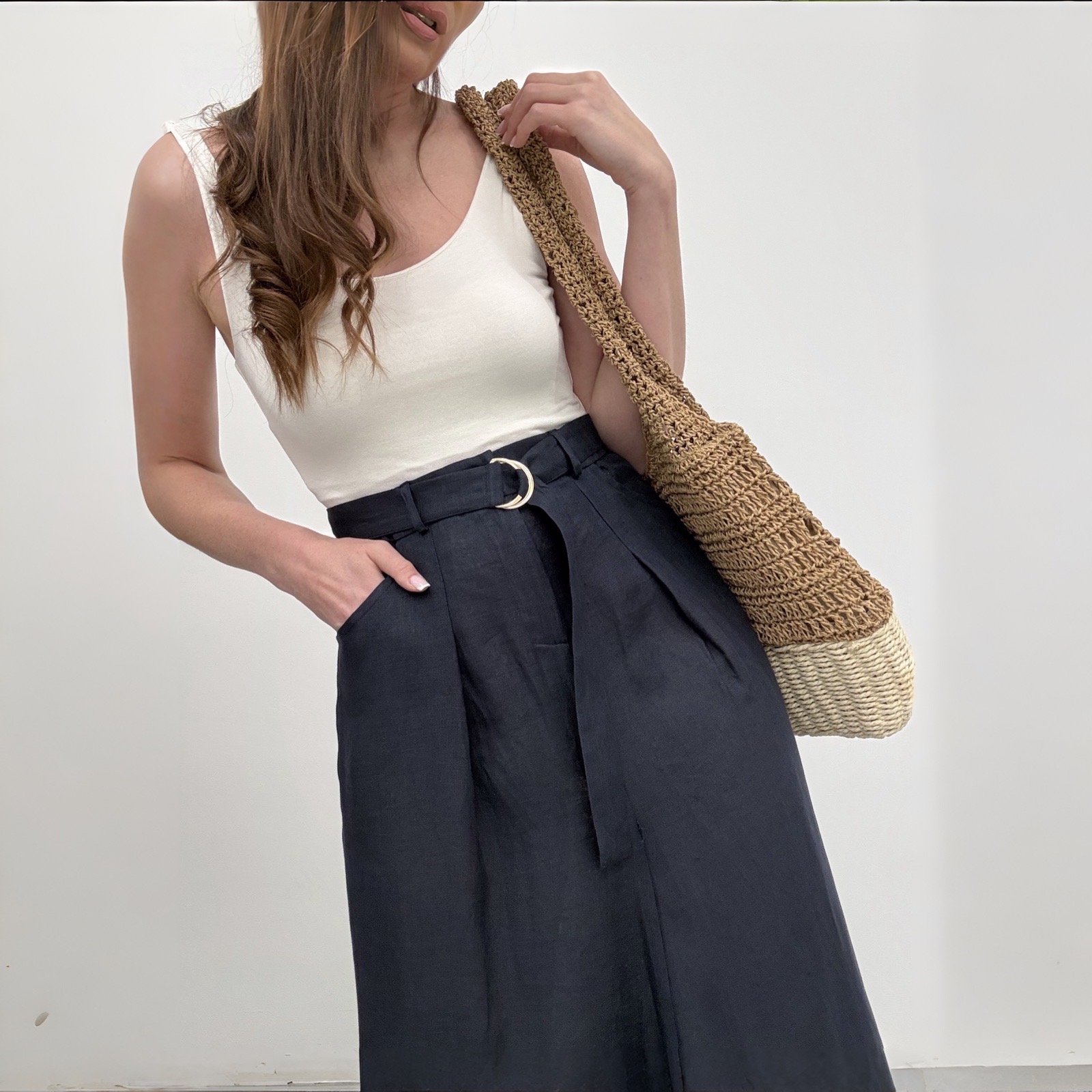 IMG_6321.jpeg Lininis sijonas #ESK314 - Image 1