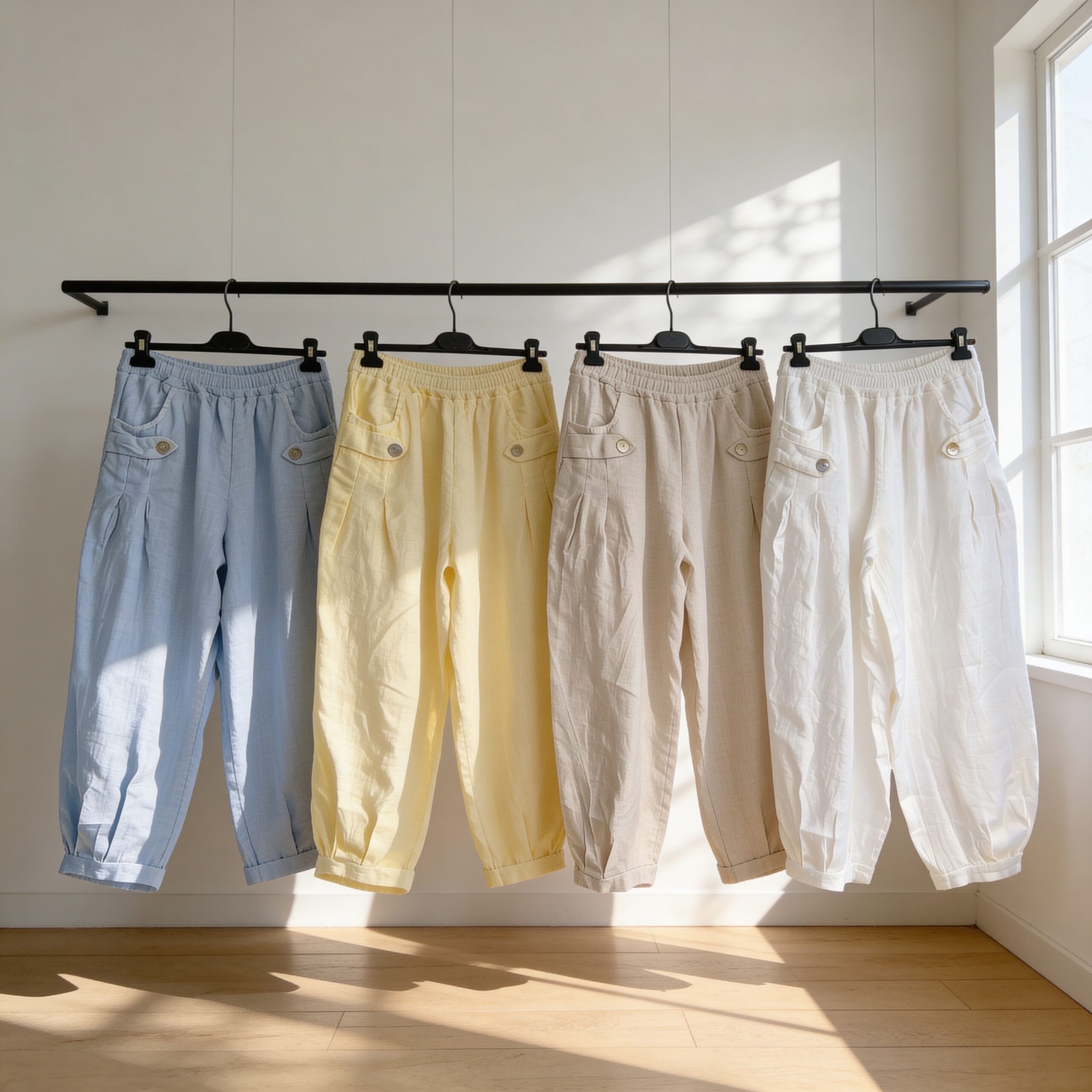 IMG_6911-scaled-1.jpeg Lininiai kelnės BANANA #LA8089 - Image 1