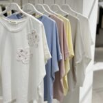 Medvilniniai marškinėliai su gėle #LA91152A - Image 2