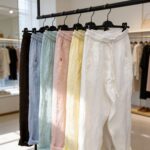 Lininės kelnės #P892C