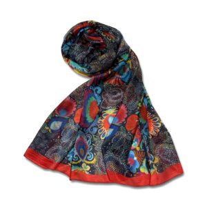 100% šilko šalikas LYRA (110x180 cm)