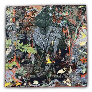 Viskozės skara MARCELLA (90X90 cm)