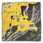 Viskozės skara CHARLOTTE (90X90 cm)