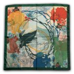 Viskozės skara ARABELLA (90X90 cm)