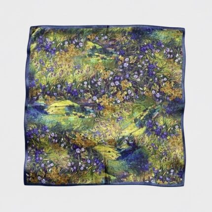 Natūralaus šilko skarelė VIOLA