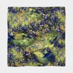 Natūralaus šilko skarelė VIOLA