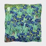 Natūralaus šilko skarelė IRIS