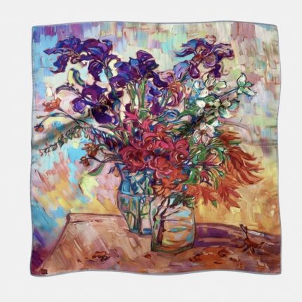 Natūralaus šilko skarelė MAGIC