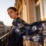 100% šilko šalikas ELISE (110x180 cm) - Image 2