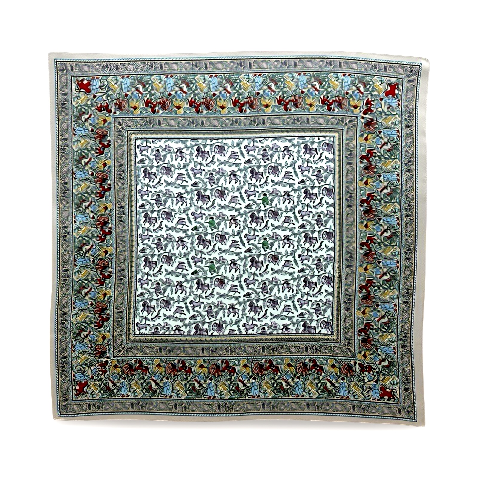 Šilki skarelės 53 x 53 cm_10 100% šilko skarelė BELLAGIO (53x53 cm) - Image 1