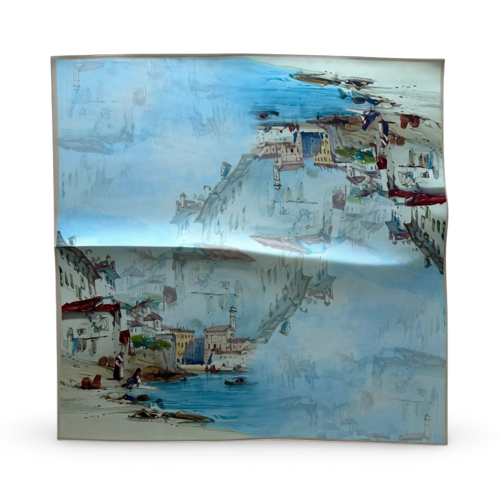Šilki skarelės 53 x 53 cm_3 100% šilko skarelė CAPRI (53x53 cm) - Image 1