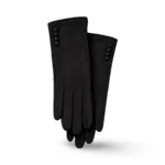 Moteriškos viskozės pirštinės H1303 – juoda (BLACK)