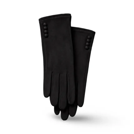 Moteriškos viskozės pirštinės H1303 – juoda (BLACK)
