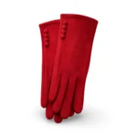 Moteriškos viskozės pirštinės H1303 – raudona (RED)